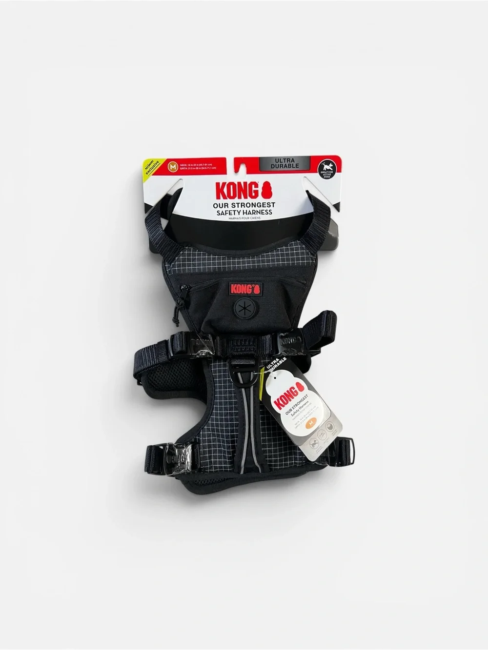 KONG Safety Dog Harness and Leash Bundle, Adjustable, Durable-MEDIUM